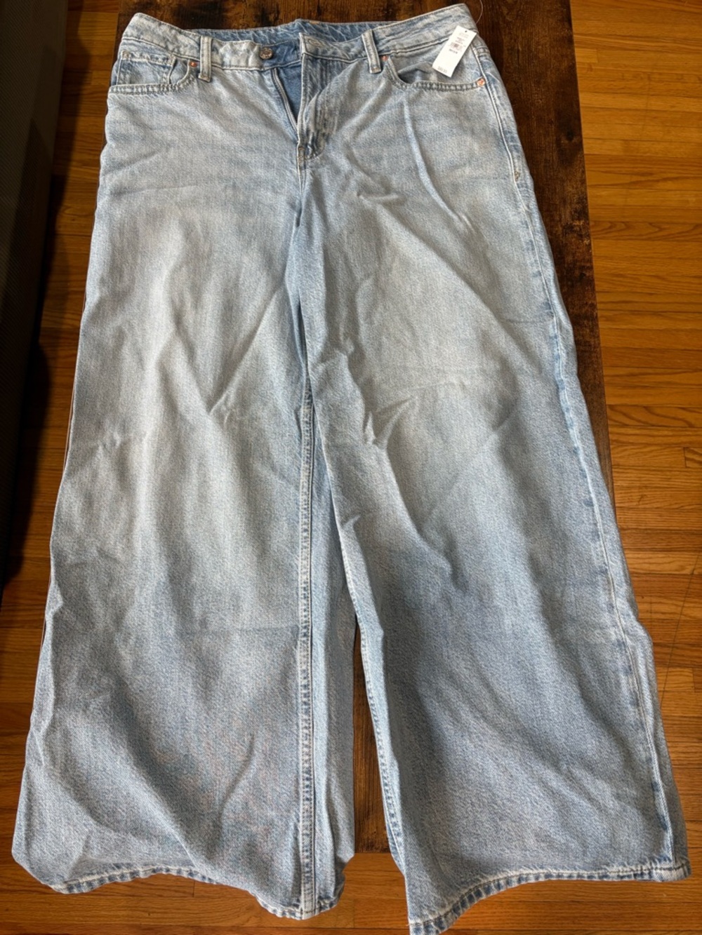 GAP Light Blue Curvy Baggy Mid-Rise Jeans
